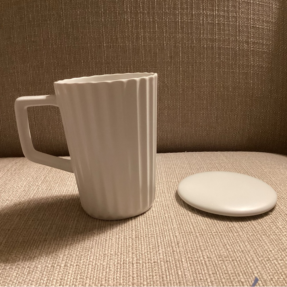 TEAVANA Tea & Coffee Mug Cup 12 oz  and Lid